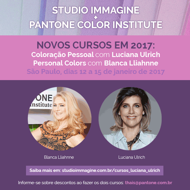curso com Blanca Liane da Pantone e Luciana Ulrich