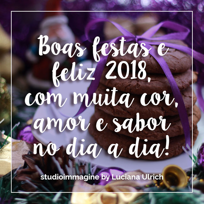Boas festas e feliz 2018@
