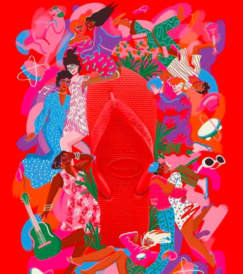 cores na moda pós-pandemia - havaianas