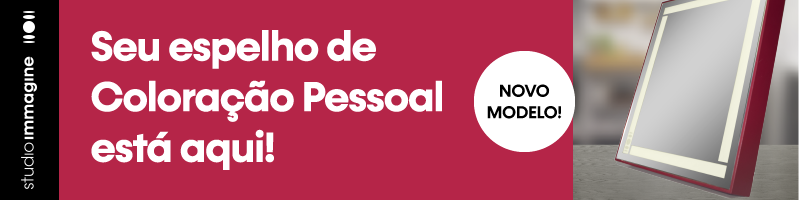 espelho portátil de coloração pessoal