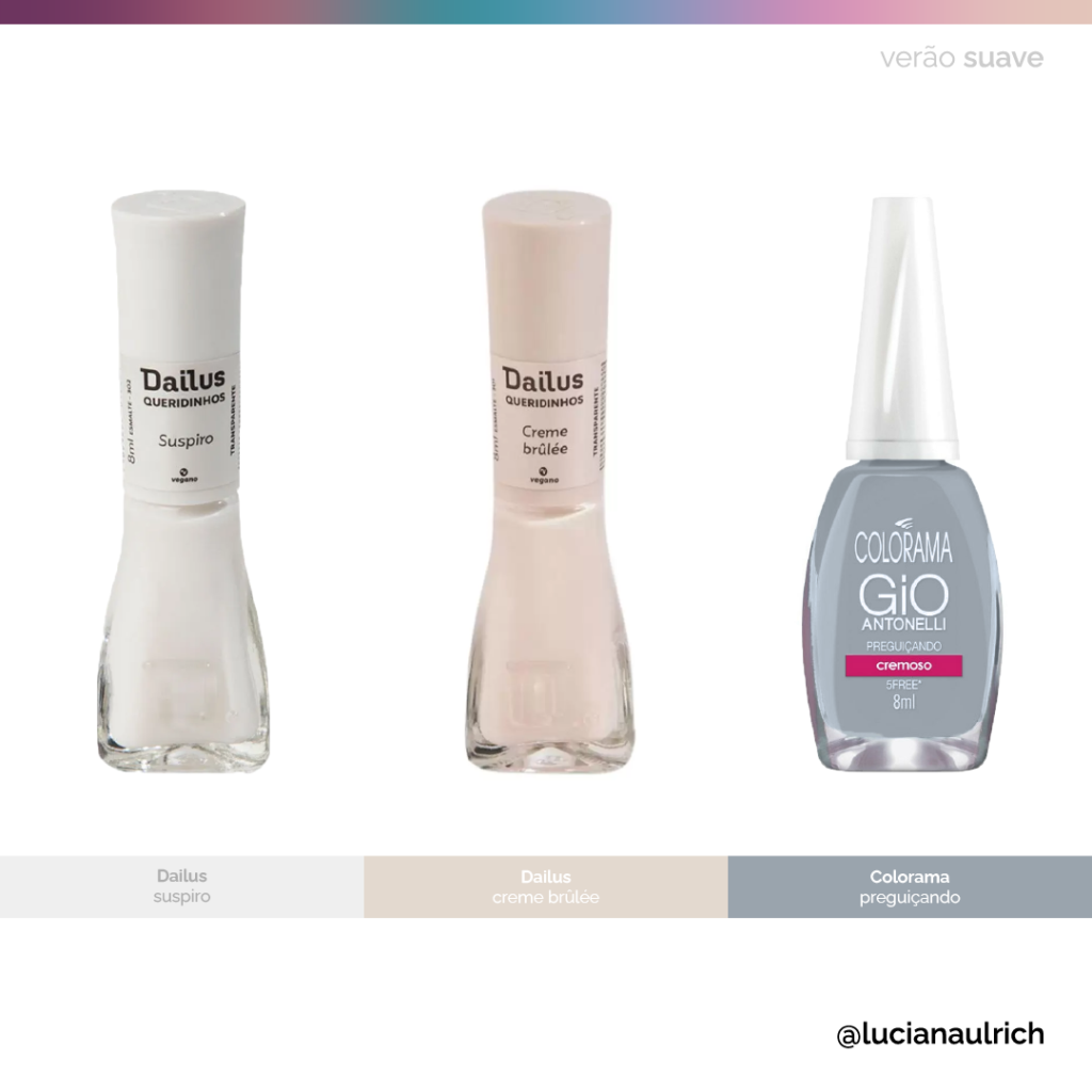 esmaltes cinzas e nudes para quem é verão suave