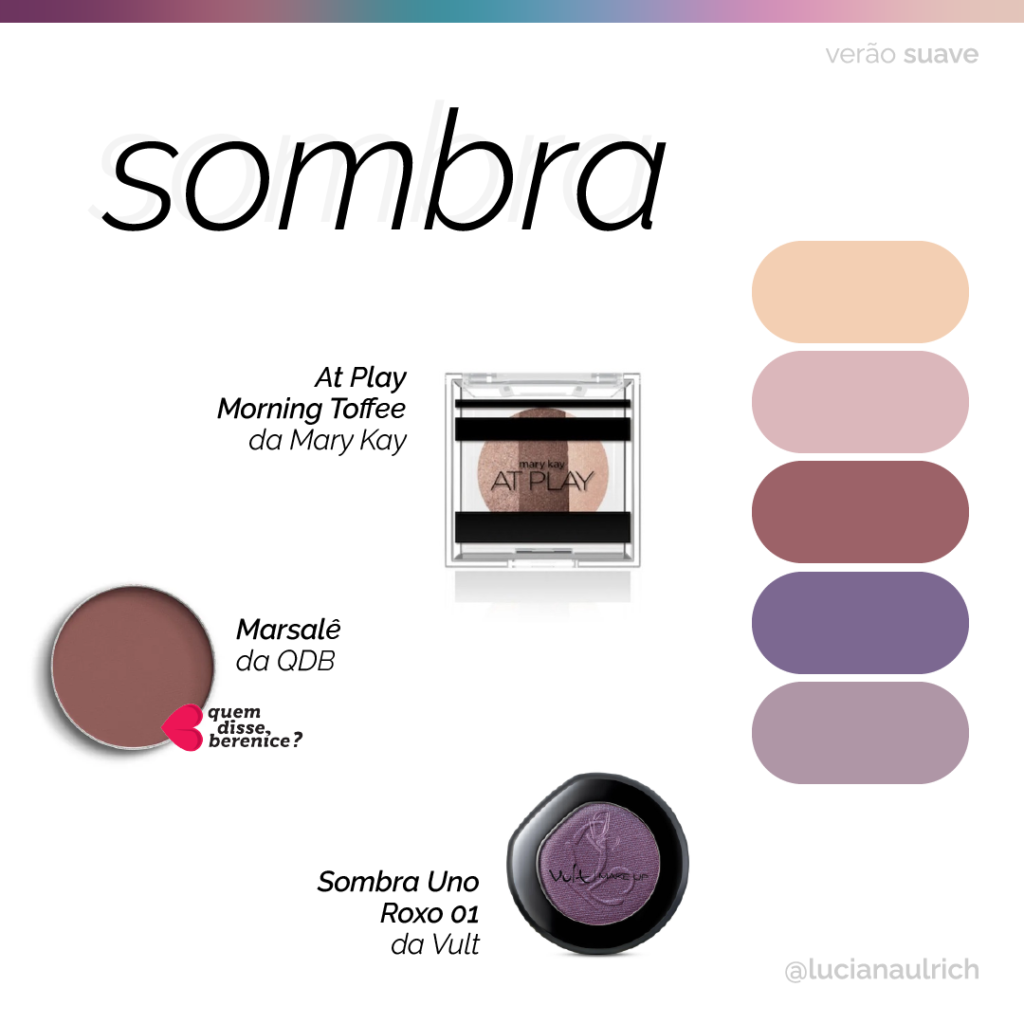 sombra verão suave
