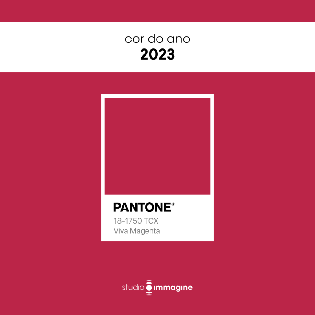 cor do ano 2023 pantone: viva magenta