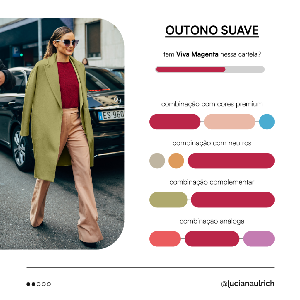 como combinar cor pantone 2023 cartela outono suave
