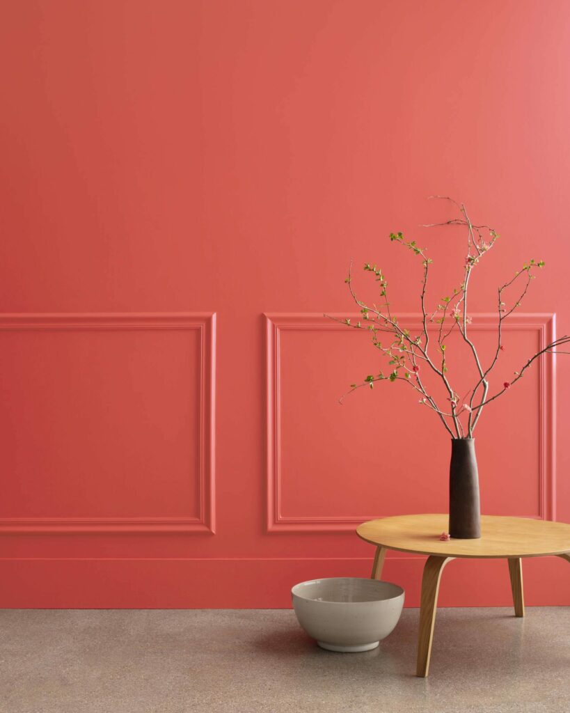 raspberry blush aposta da benjamin moore para cor de 2023