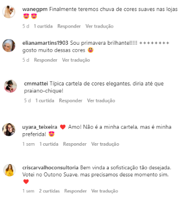 comentários sobre a cartela do ano de 2023