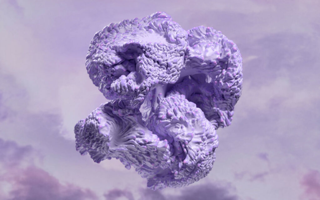 cor 2023 WGSN e Coloro: Digital Lavander