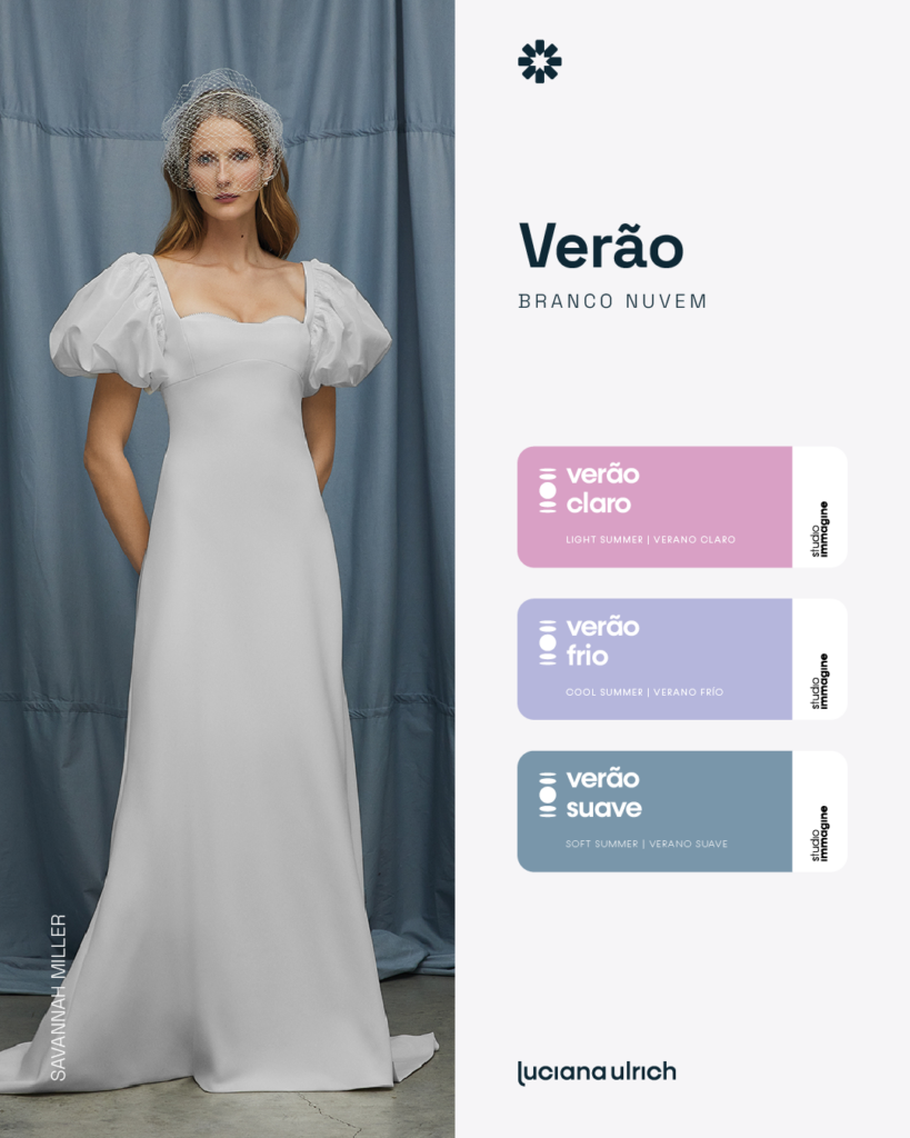tons de branco das cartelas de verão