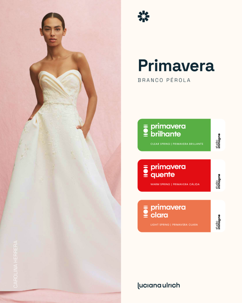 tons de branco das cartelas de primavera