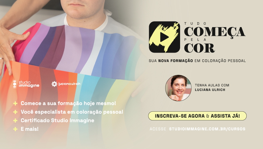 Tudo começa pela Cor, formação em coloração pessoal da Studio Immagine