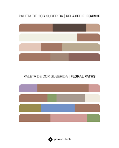 Combinações com o Mocha Mousse, cor do ano de 2025 da Pantone