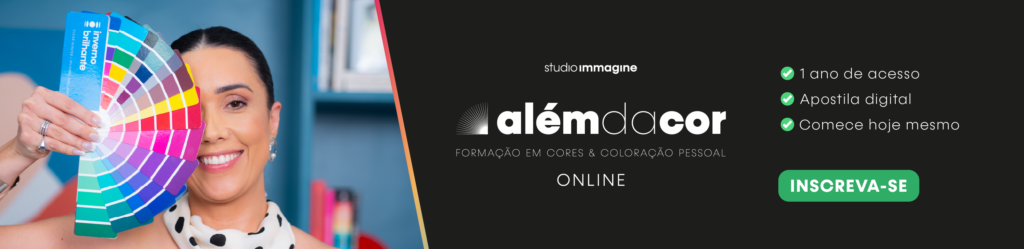 além da cor online: formação em coloração pessoal