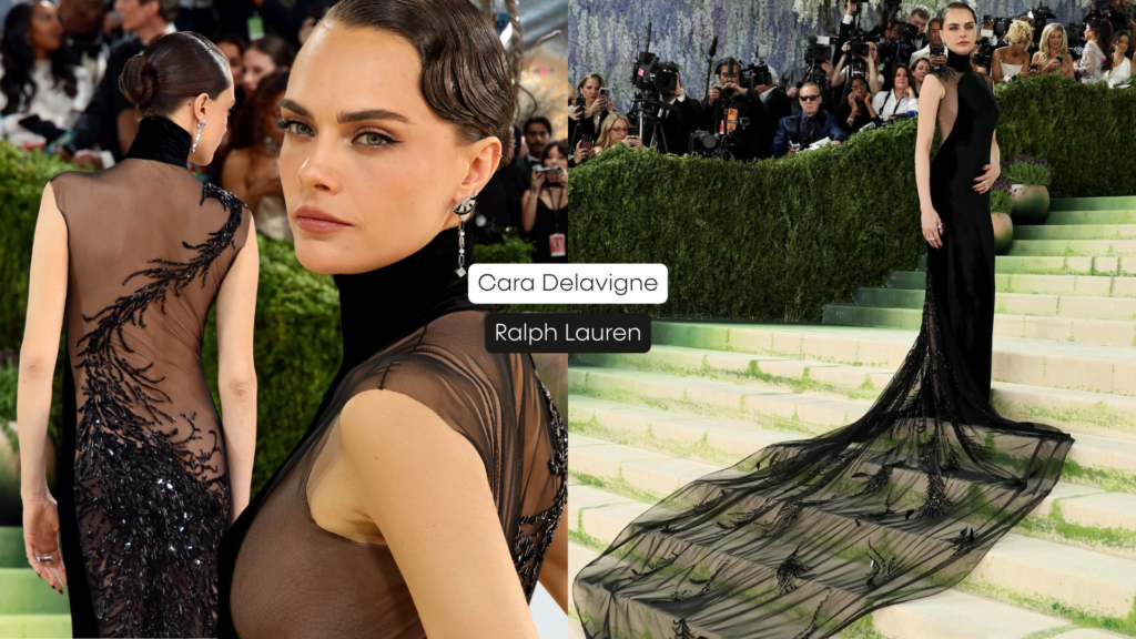 cara delavigne, de ralph lauren.