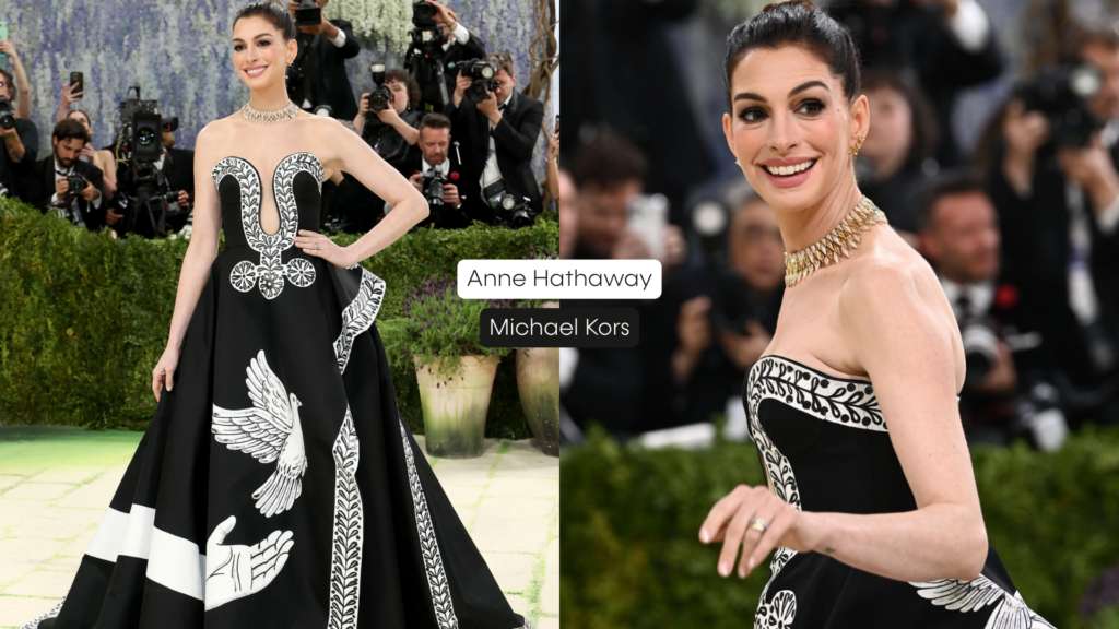 anne hathaway de michel kors